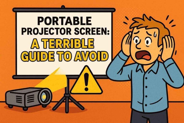 Portable Projector Screen A Terrible Guide to Avoid